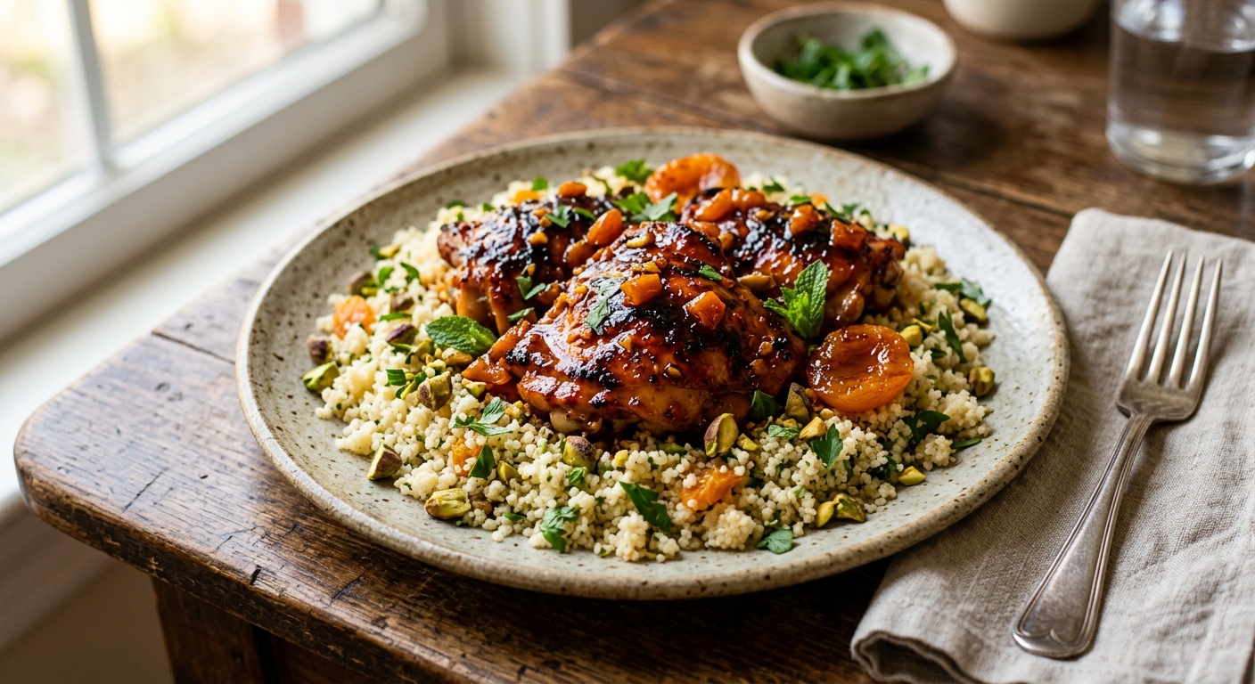 Apricot Harissa Chicken