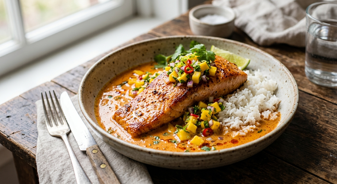 Coconut Curry Salmon