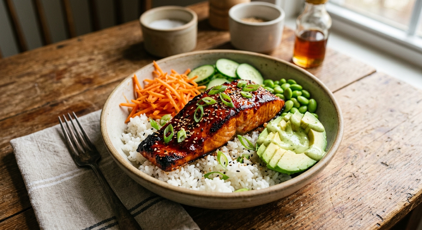 Gochujang Salmon Bowl