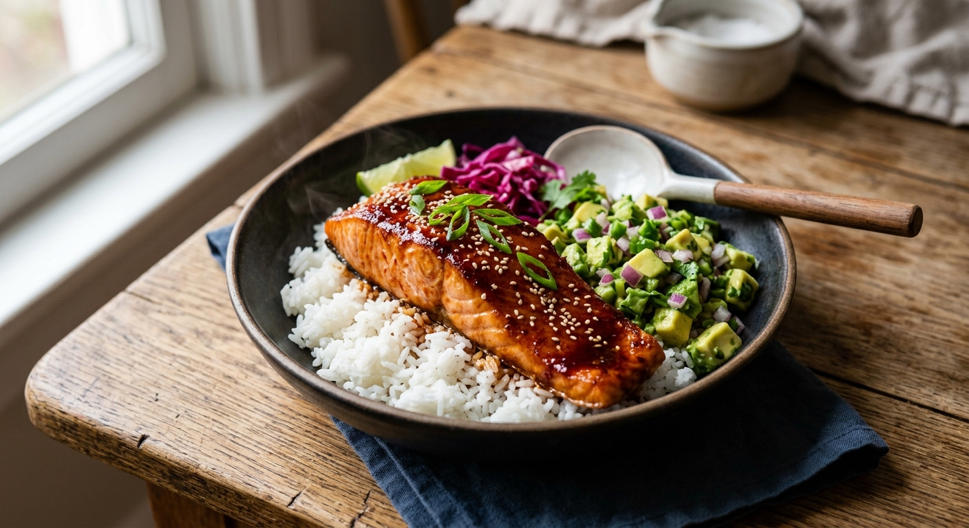 Gochujang Salmon Bowls