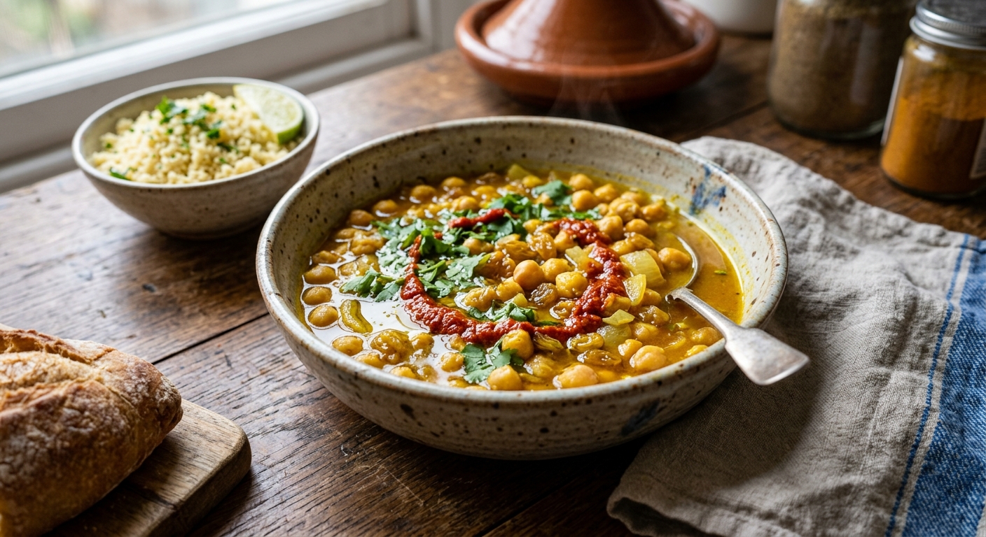 Golden Chickpea Pot