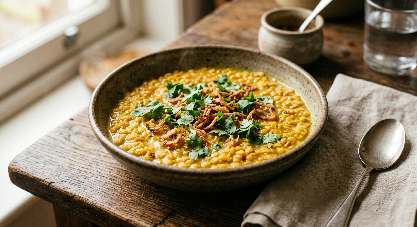 Golden Coconut Lentils