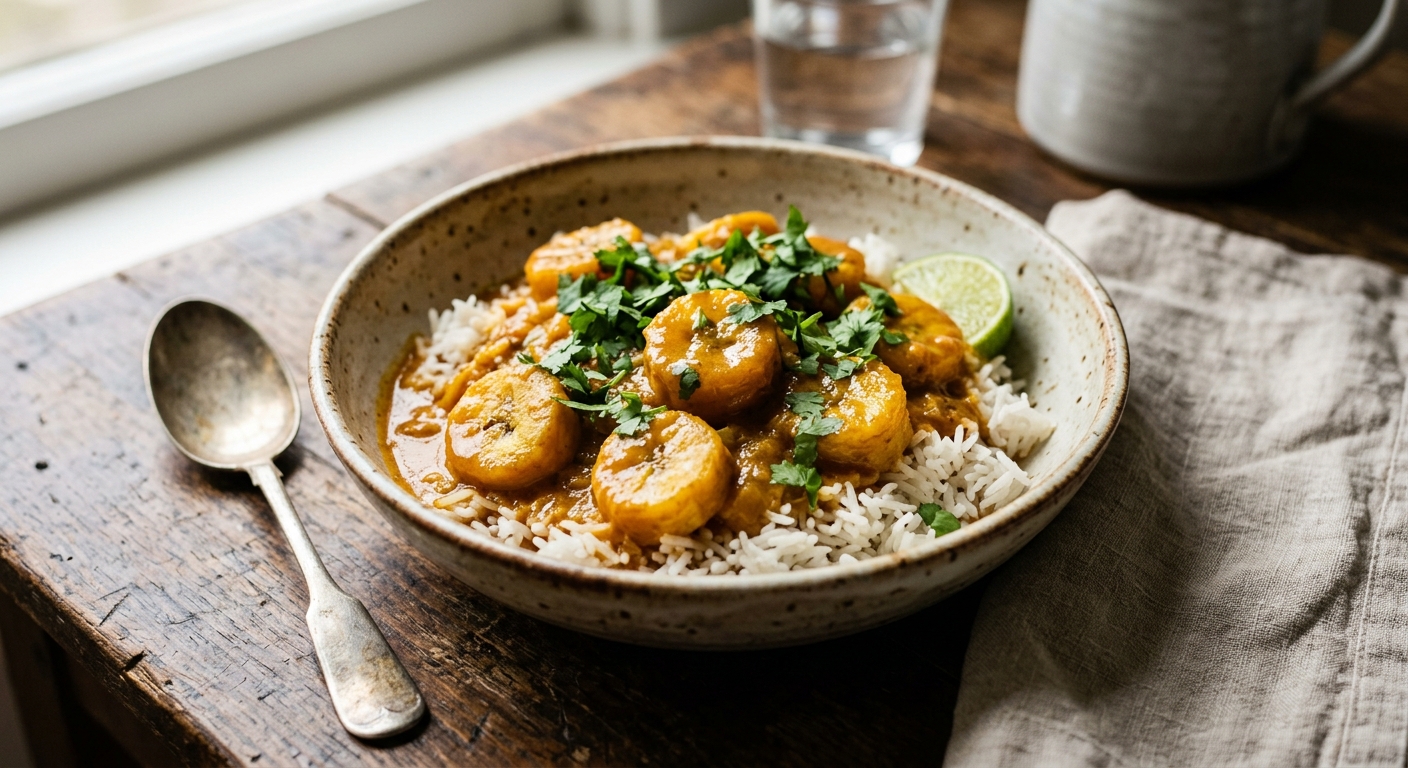 Golden Plantain Curry