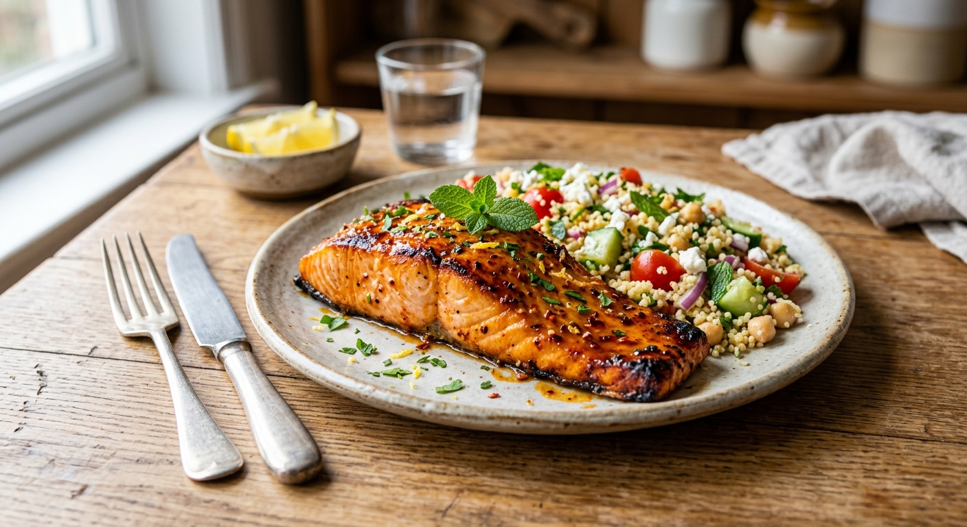 Harissa Honey Salmon