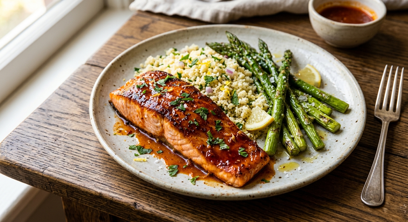 Harissa Honey Salmon