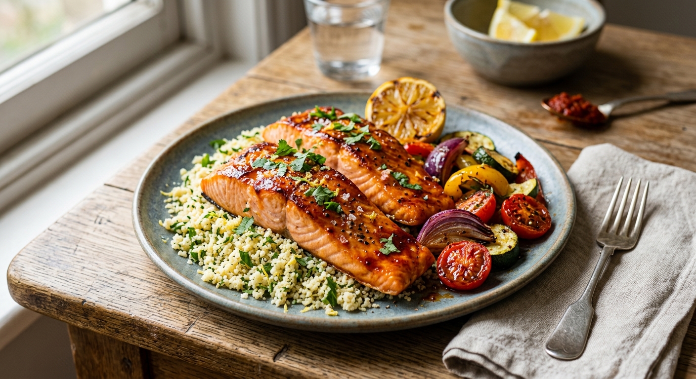 Harissa Honey Salmon