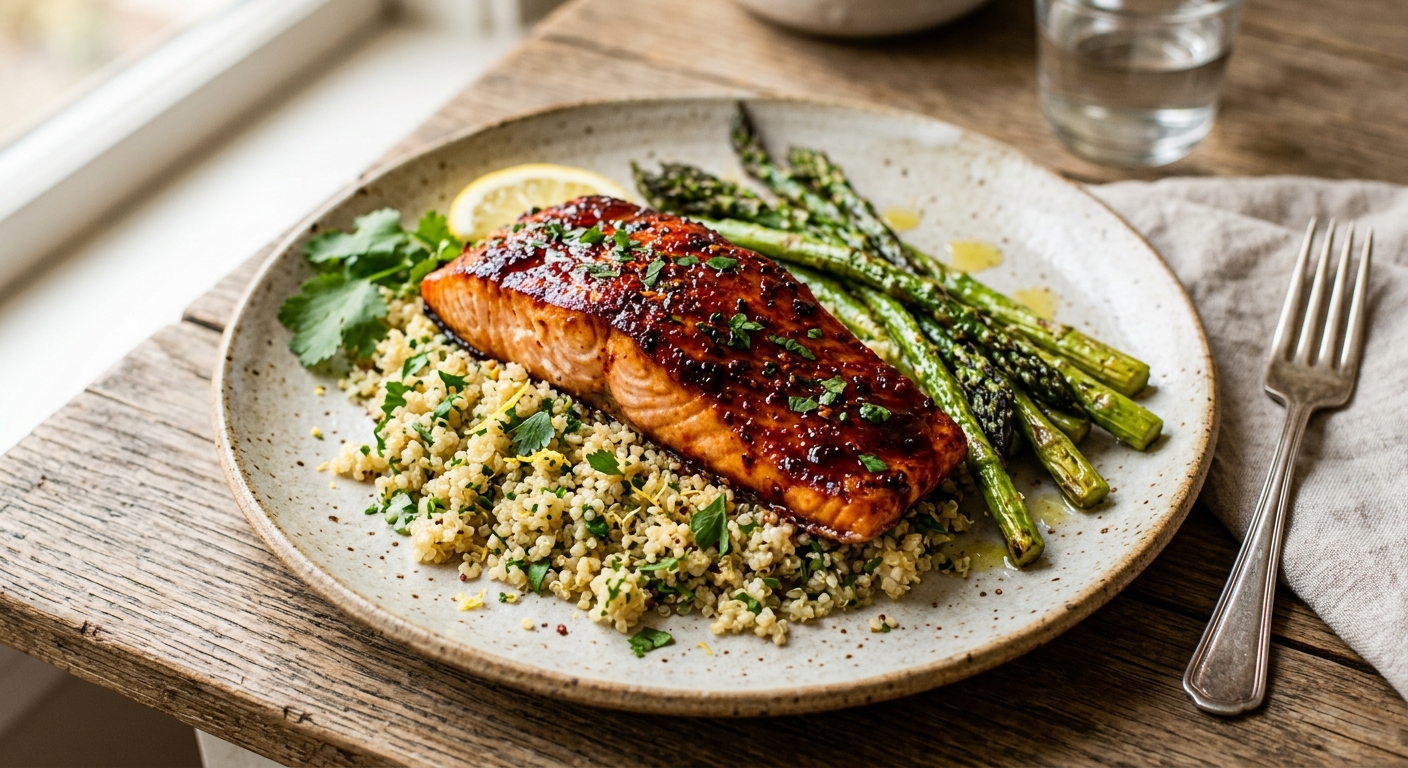Harissa Honey Salmon
