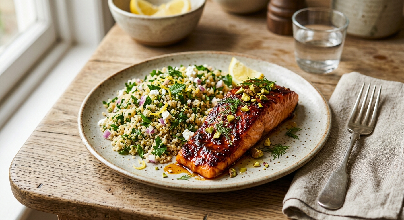 Harissa Salmon & Quinoa