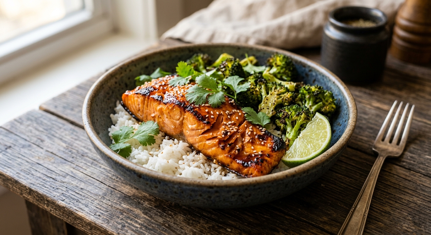 Maple Salmon Bowls