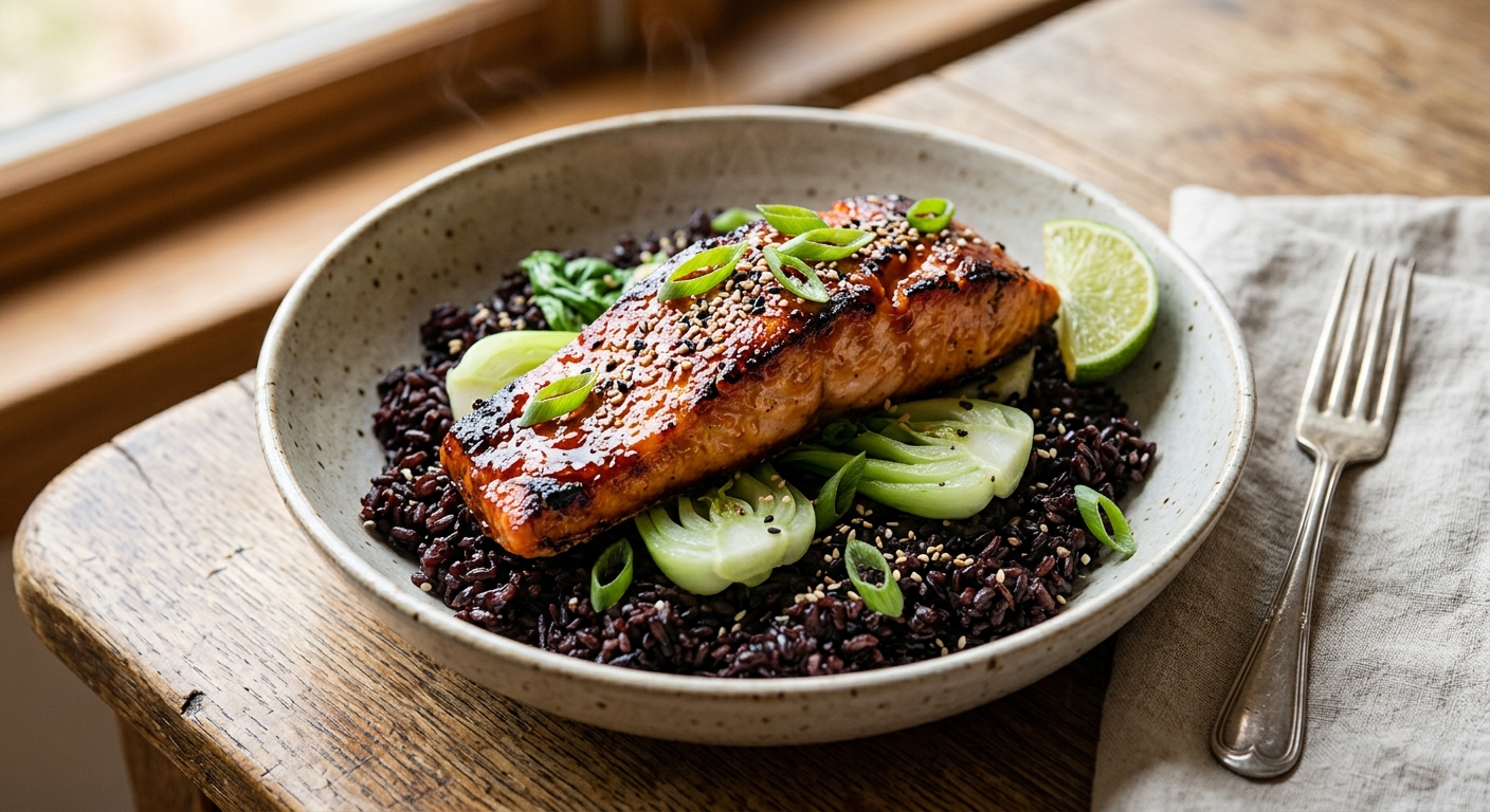 Maple Sriracha Salmon