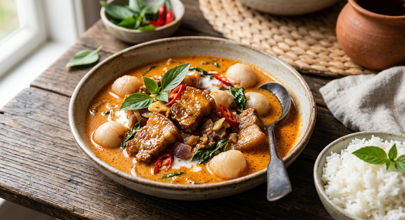 Pork Belly Lychee Curry