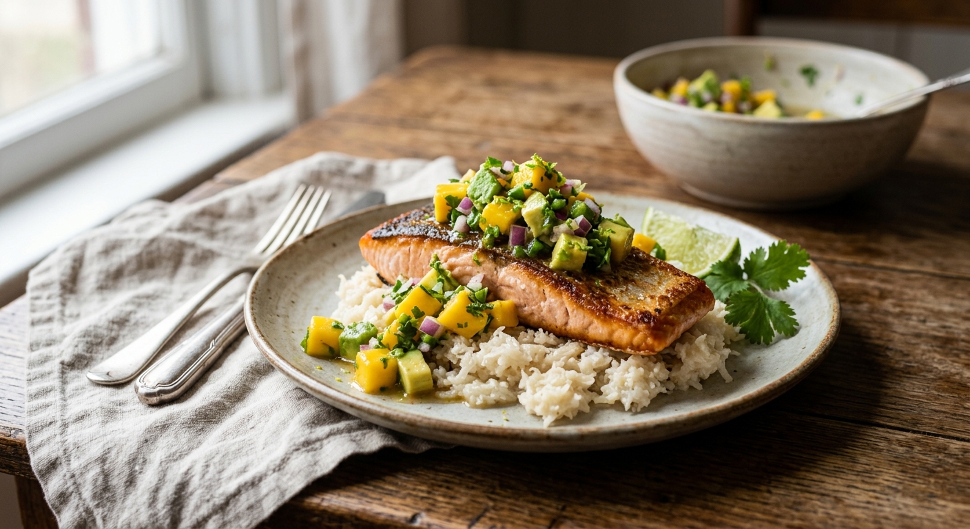 Salmon Mango Tango