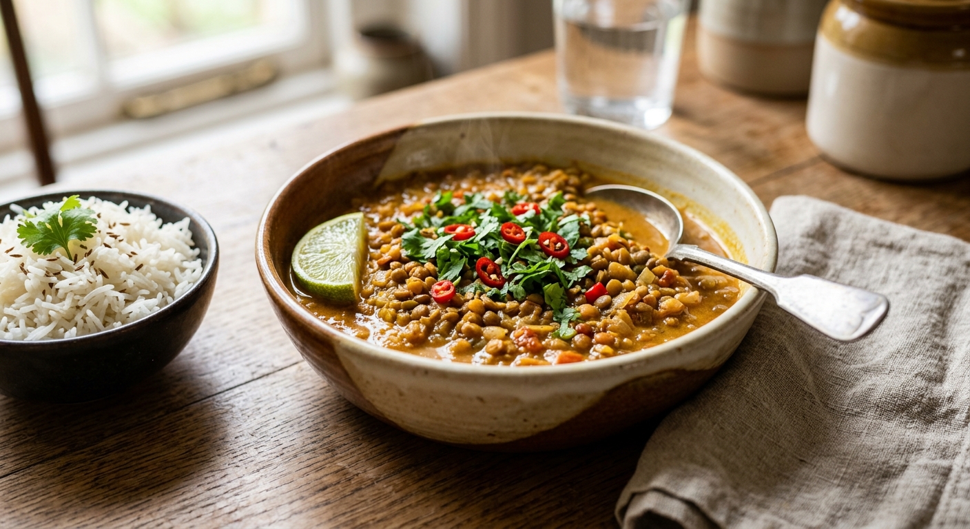 Spicy Coconut Lentil Curry