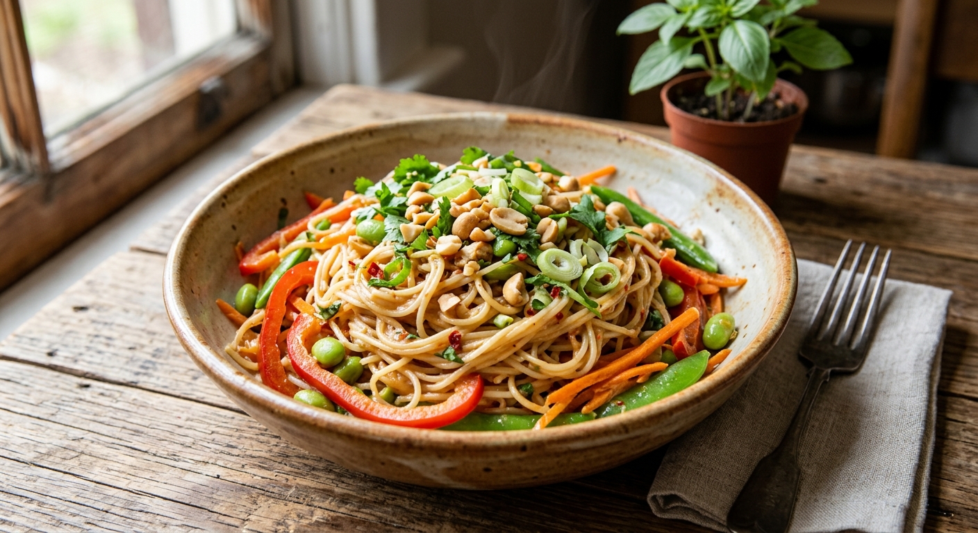 Thai Peanut Noodle Bowl
