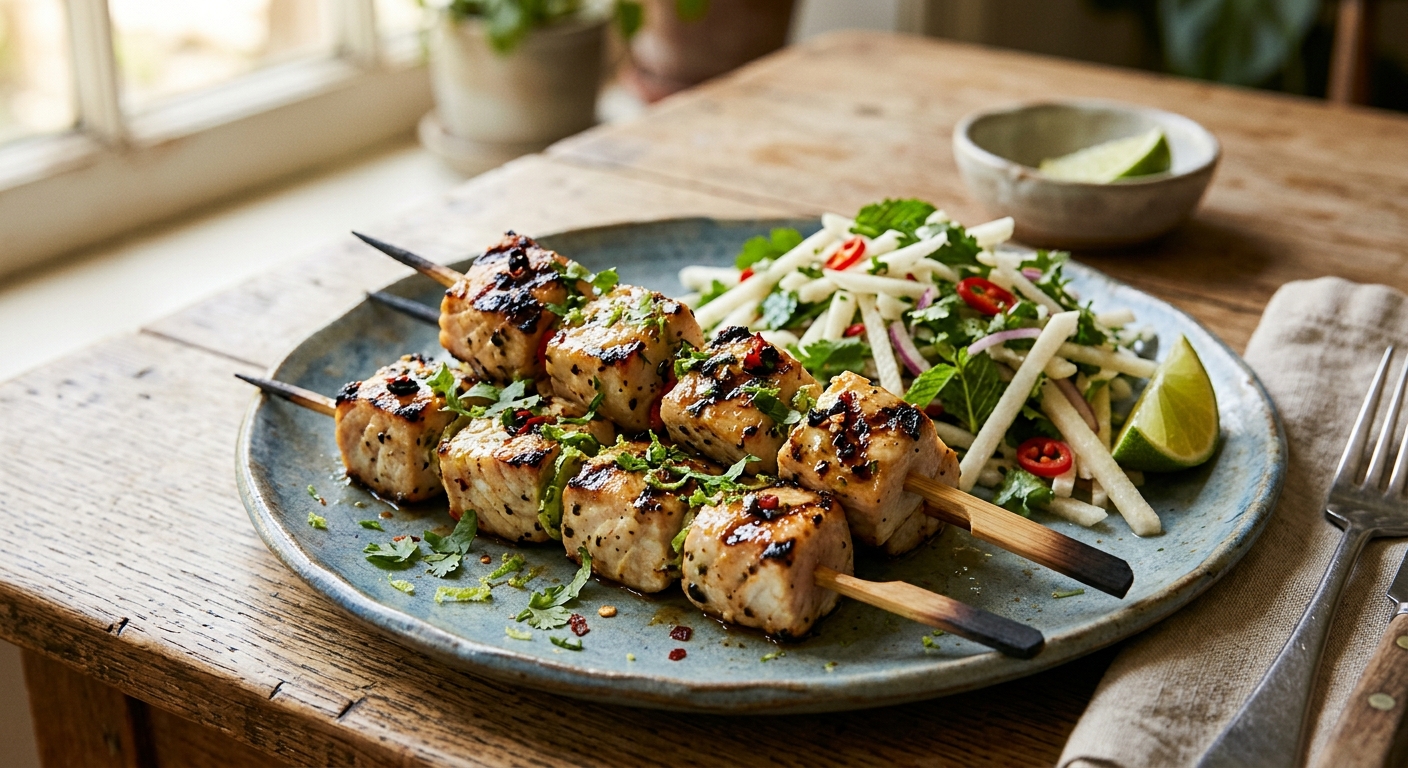 Tropical Fish Skewers